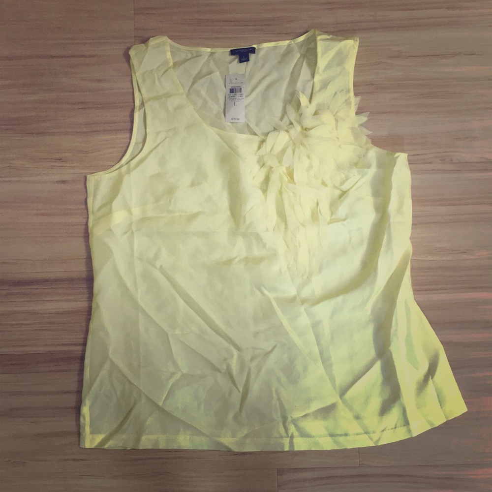 Ann Taylor yellow top